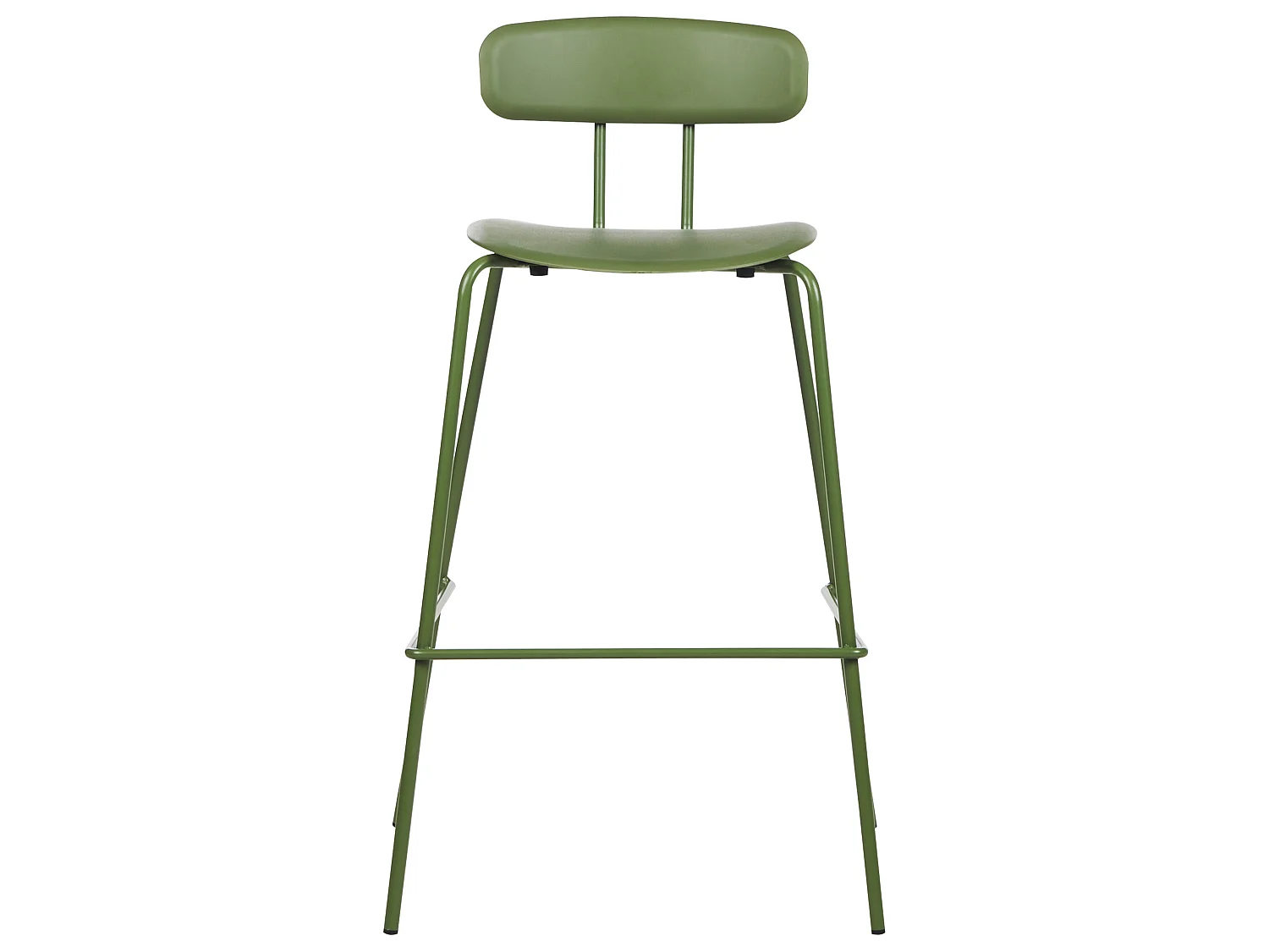 Set of 2 Bar Chairs SIBLEY Green