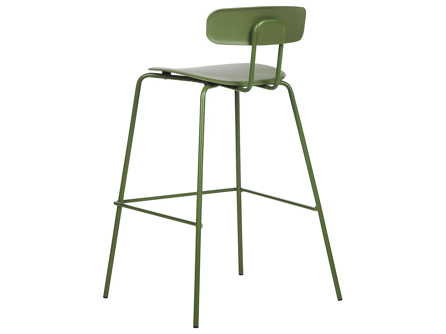 Set of 2 Bar Chairs SIBLEY Green