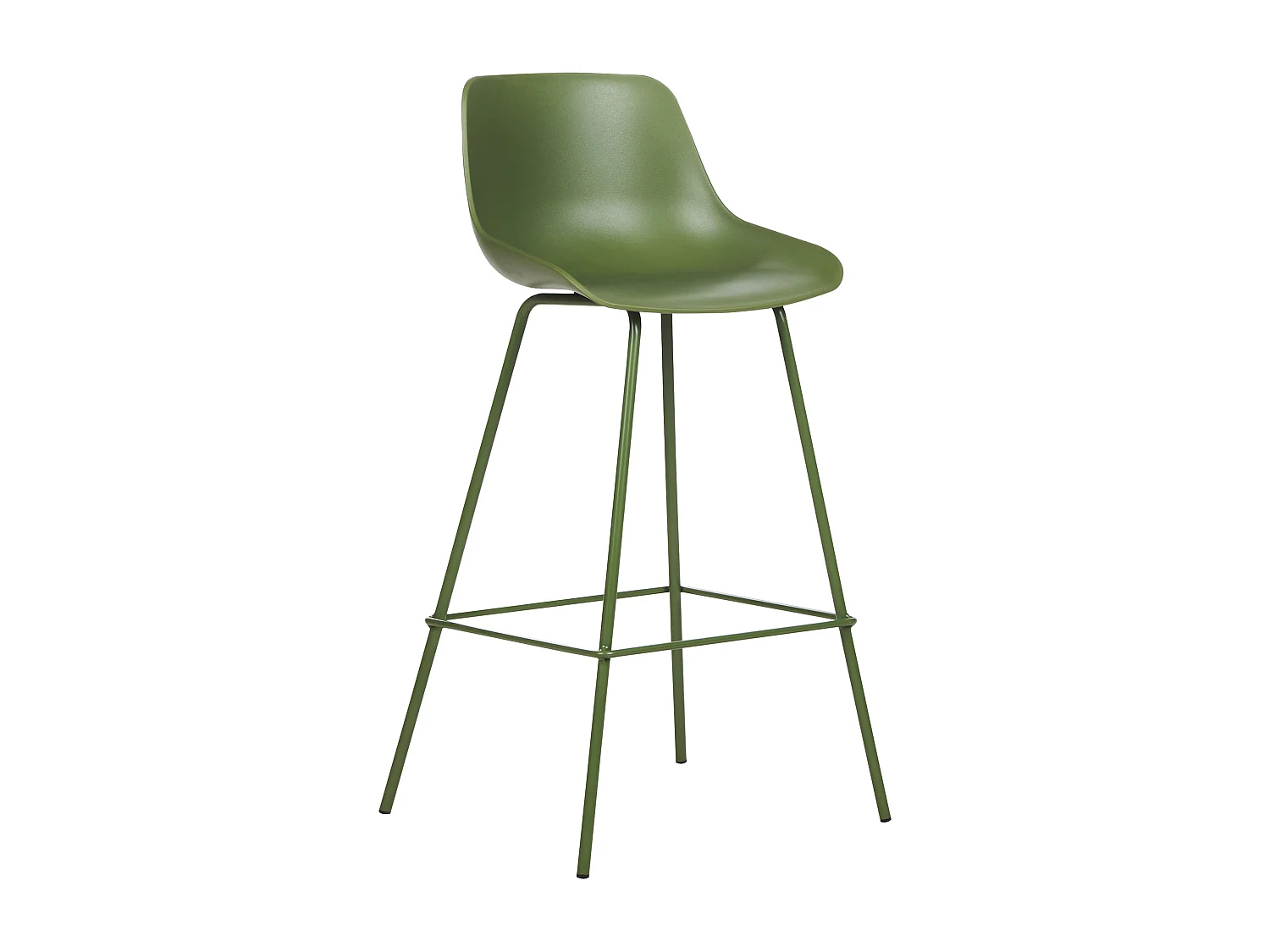Lot de 2 chaises de bar EMMET Vert