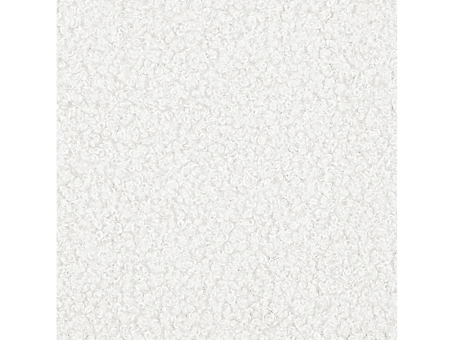 Lot de 2 chaises de bar EMERY Bouclé Blanc