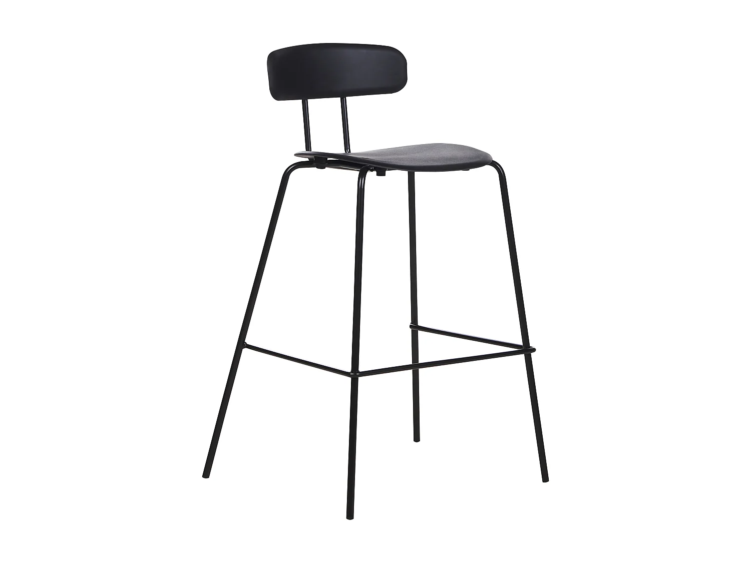 Lot de 2 chaises de bar SIBLEY Noir