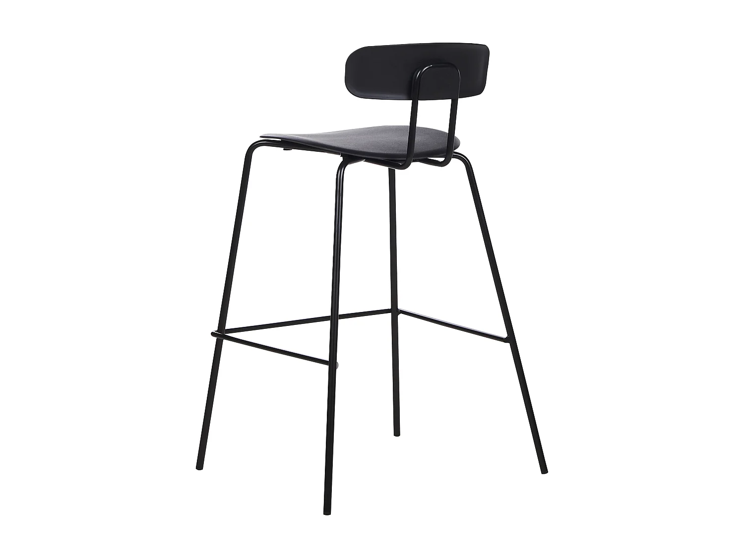 Lot de 2 chaises de bar SIBLEY Noir