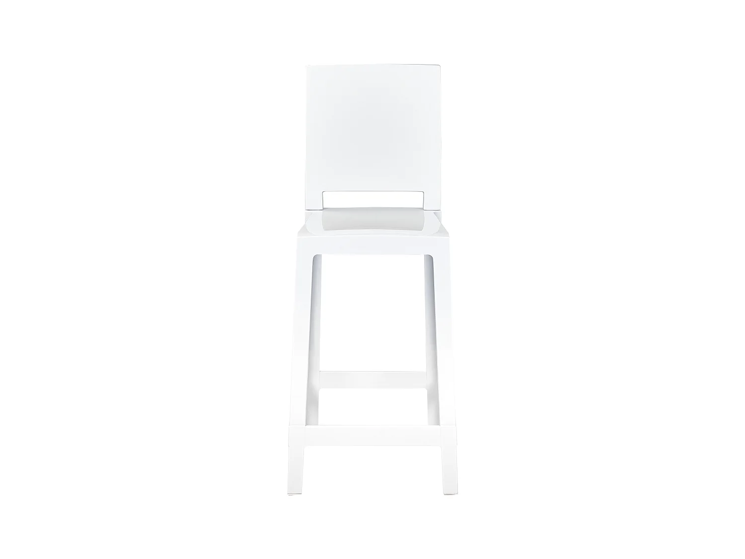 Lot de 2 chaises de bar WELLINGTON Blanc