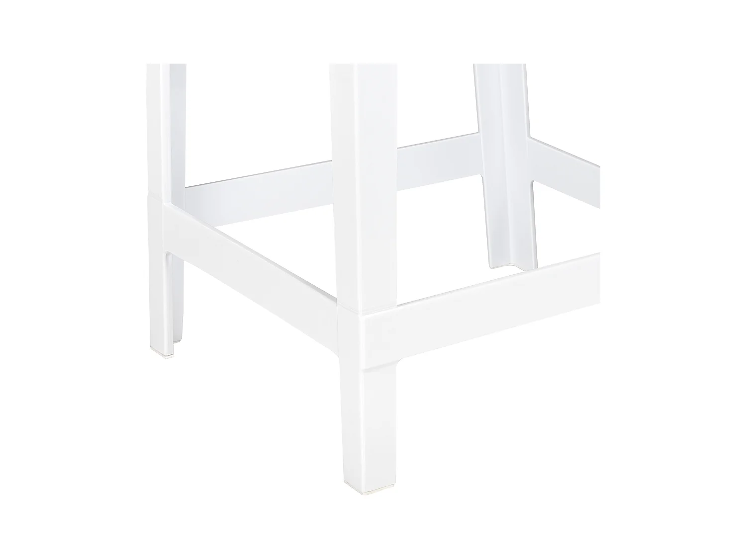 Lot de 2 chaises de bar WELLINGTON Blanc