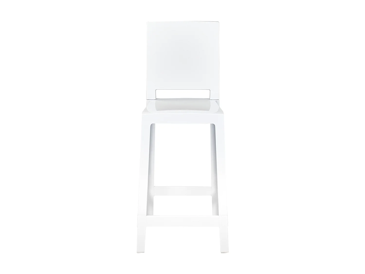 Lot de 2 chaises de bar WELLINGTON Blanc