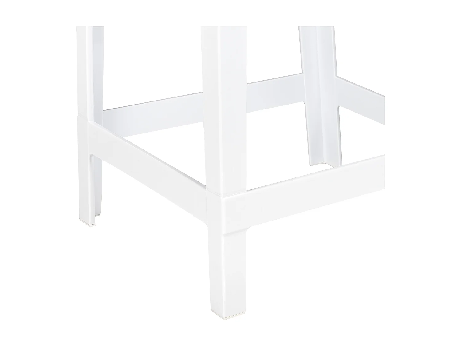 Lot de 2 chaises de bar WELLINGTON Blanc
