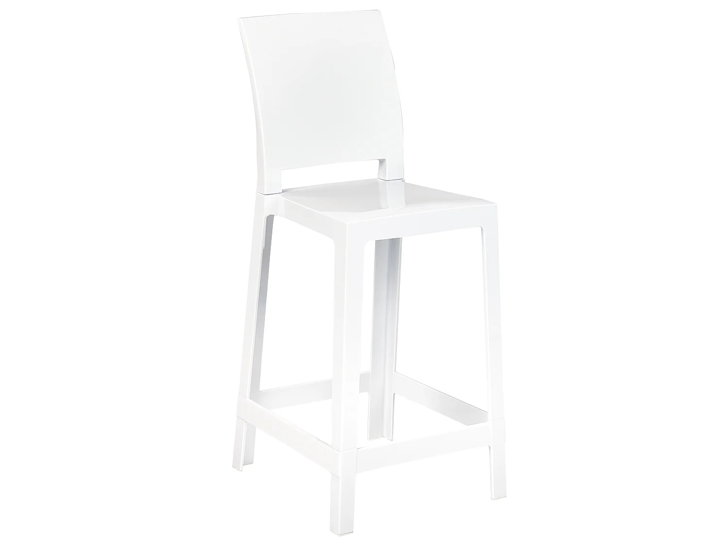 Lot de 2 chaises de bar WELLINGTON Blanc