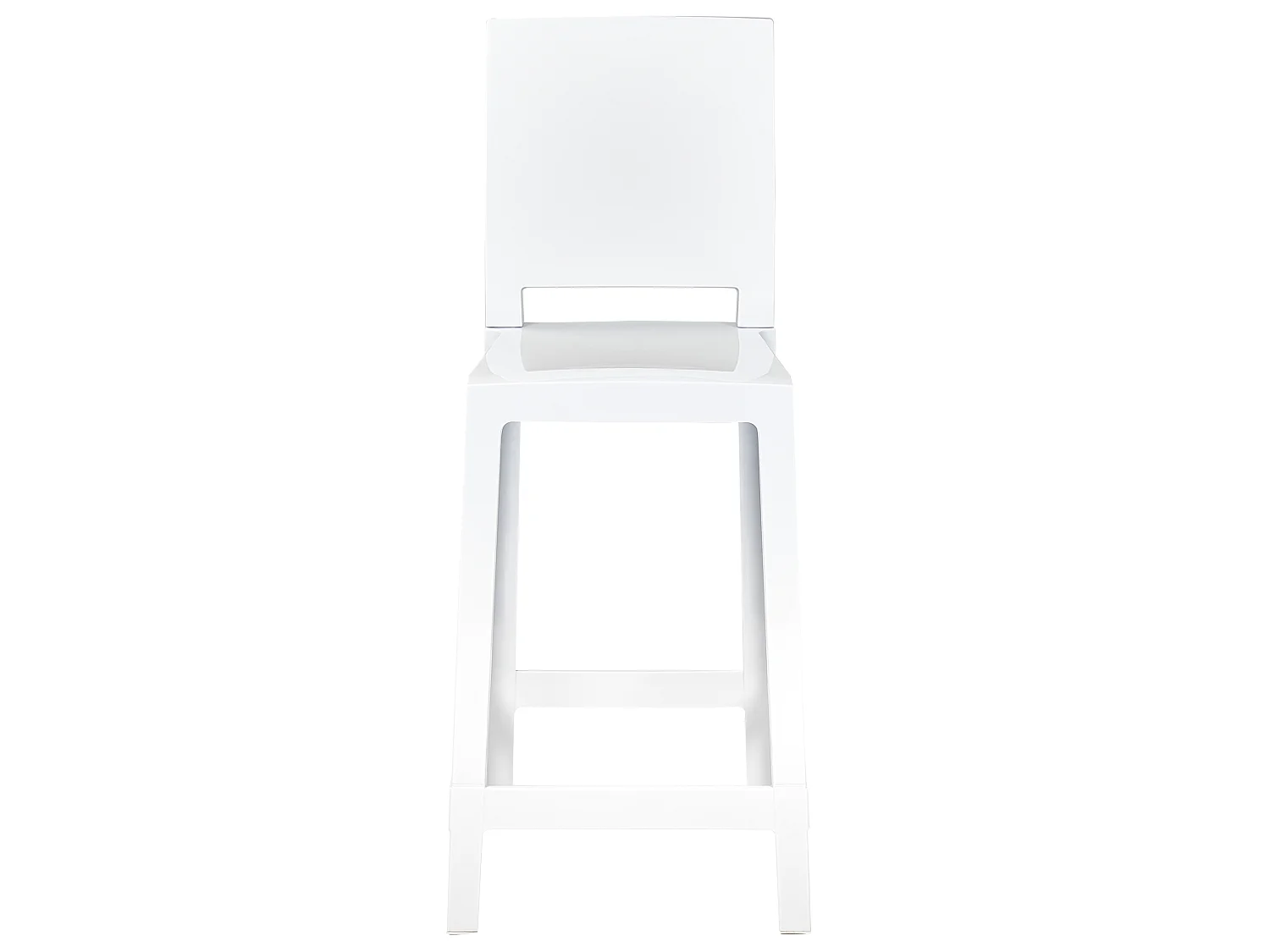 Lot de 2 chaises de bar WELLINGTON Blanc