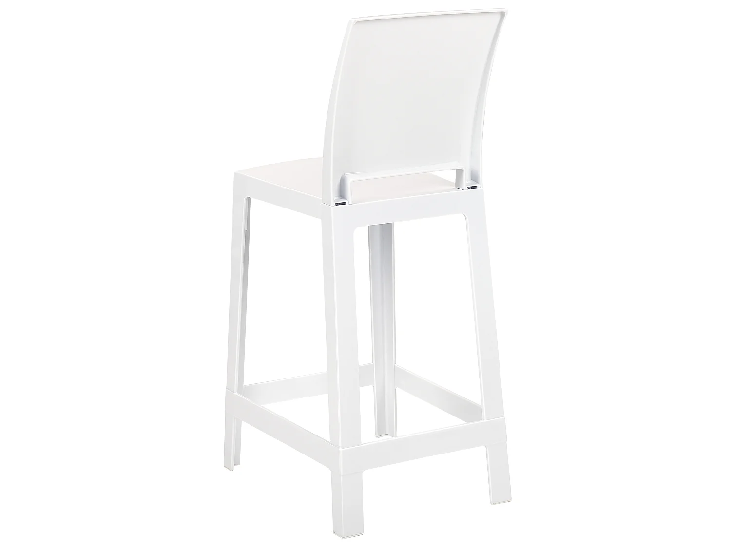 Lot de 2 chaises de bar WELLINGTON Blanc