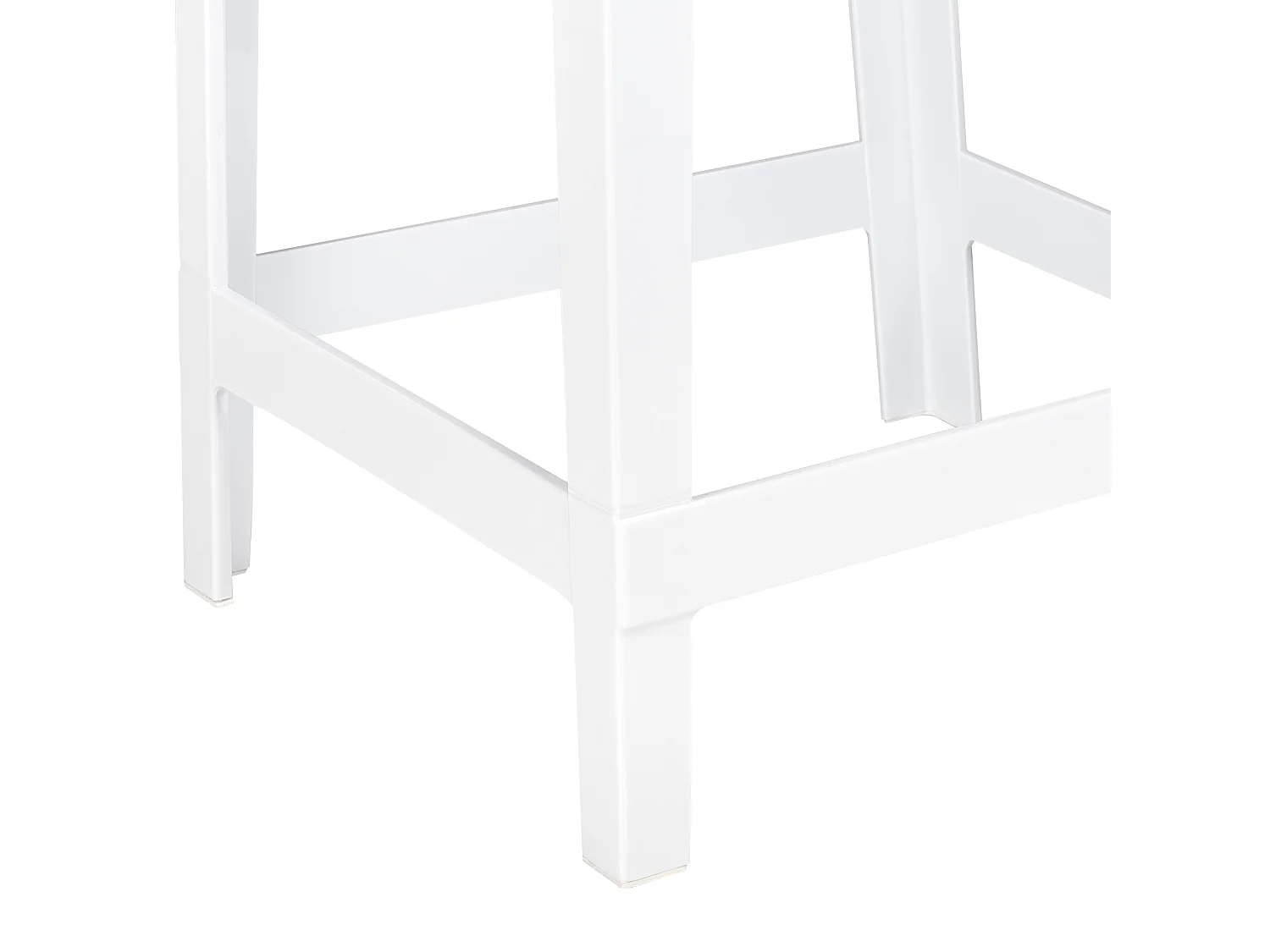 Lot de 2 chaises de bar WELLINGTON Blanc