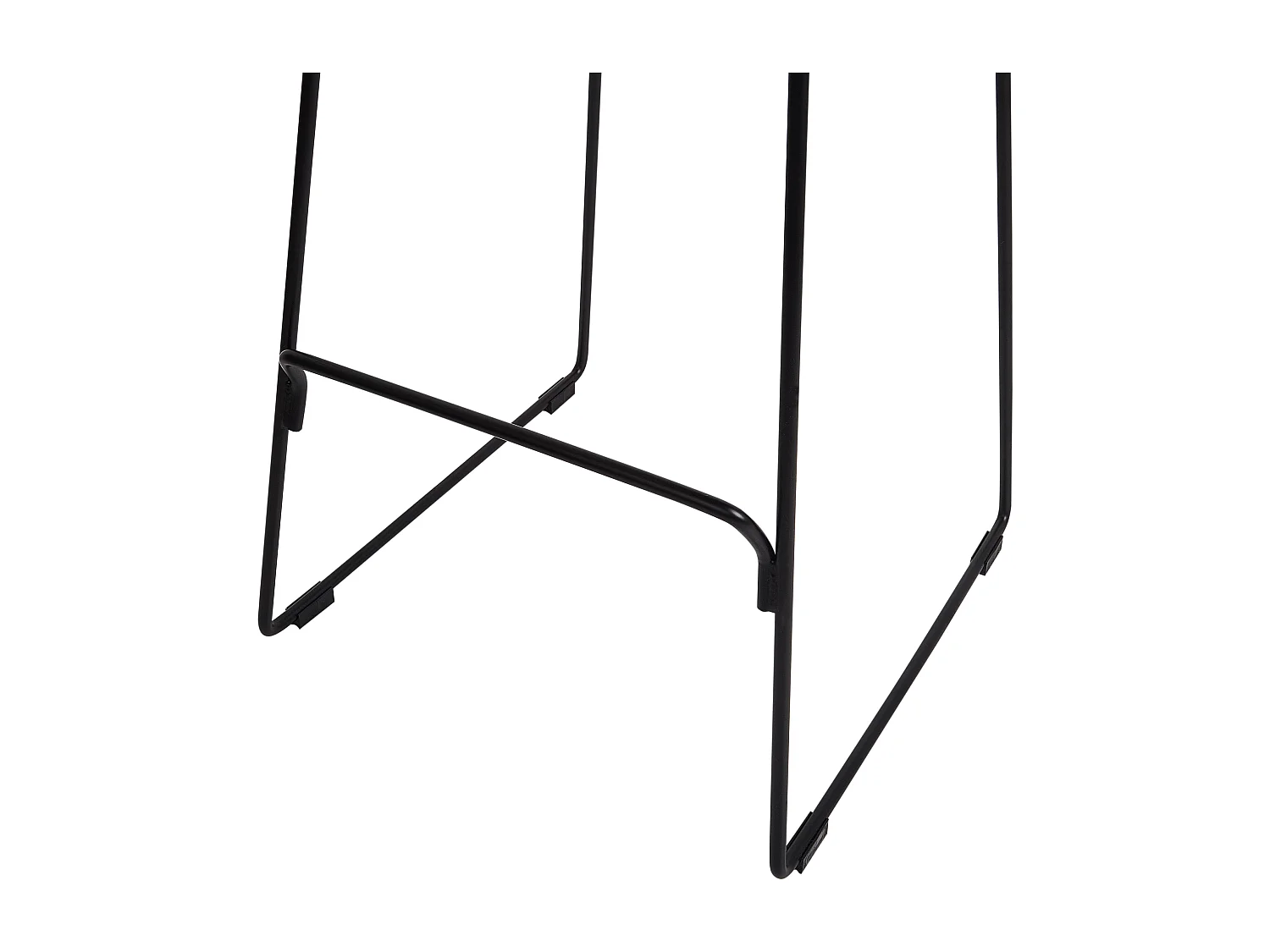 Lot de 2 chaises de bar PENSACOLA Métal Noir