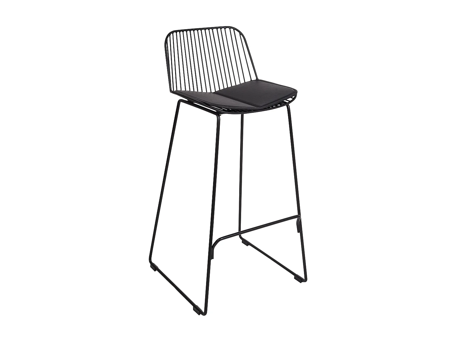 Lot de 2 chaises de bar PENSACOLA Métal Noir