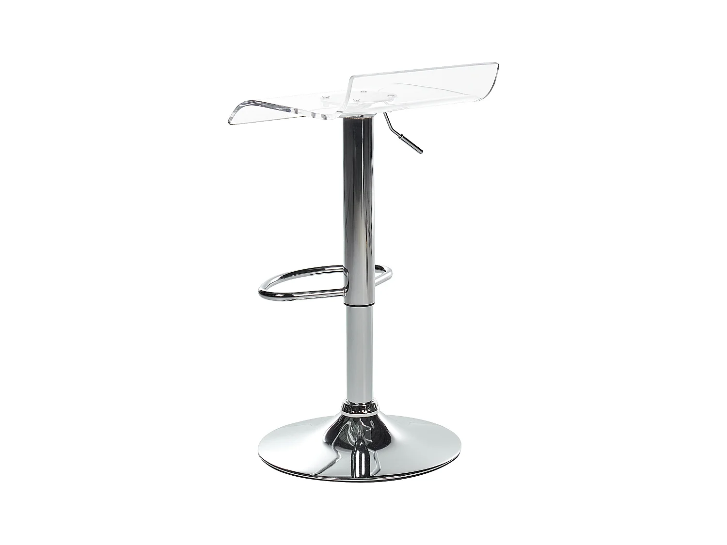 Lot de 2 chaises de bar NEUM Transparent