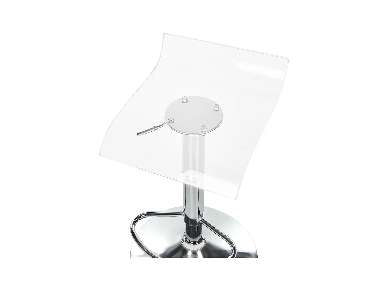 Lot de 2 chaises de bar NEUM Transparent