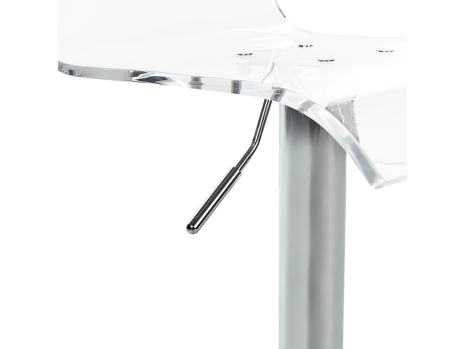 Lot de 2 chaises de bar NEUM Transparent