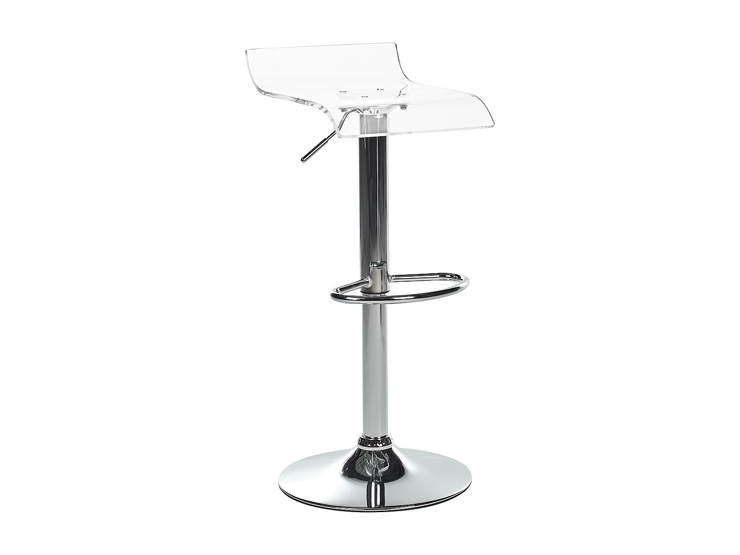 Lot de 2 chaises de bar NEUM Transparent