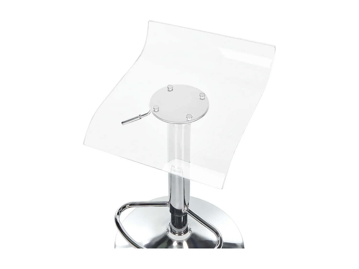 Lot de 2 chaises de bar NEUM Transparent