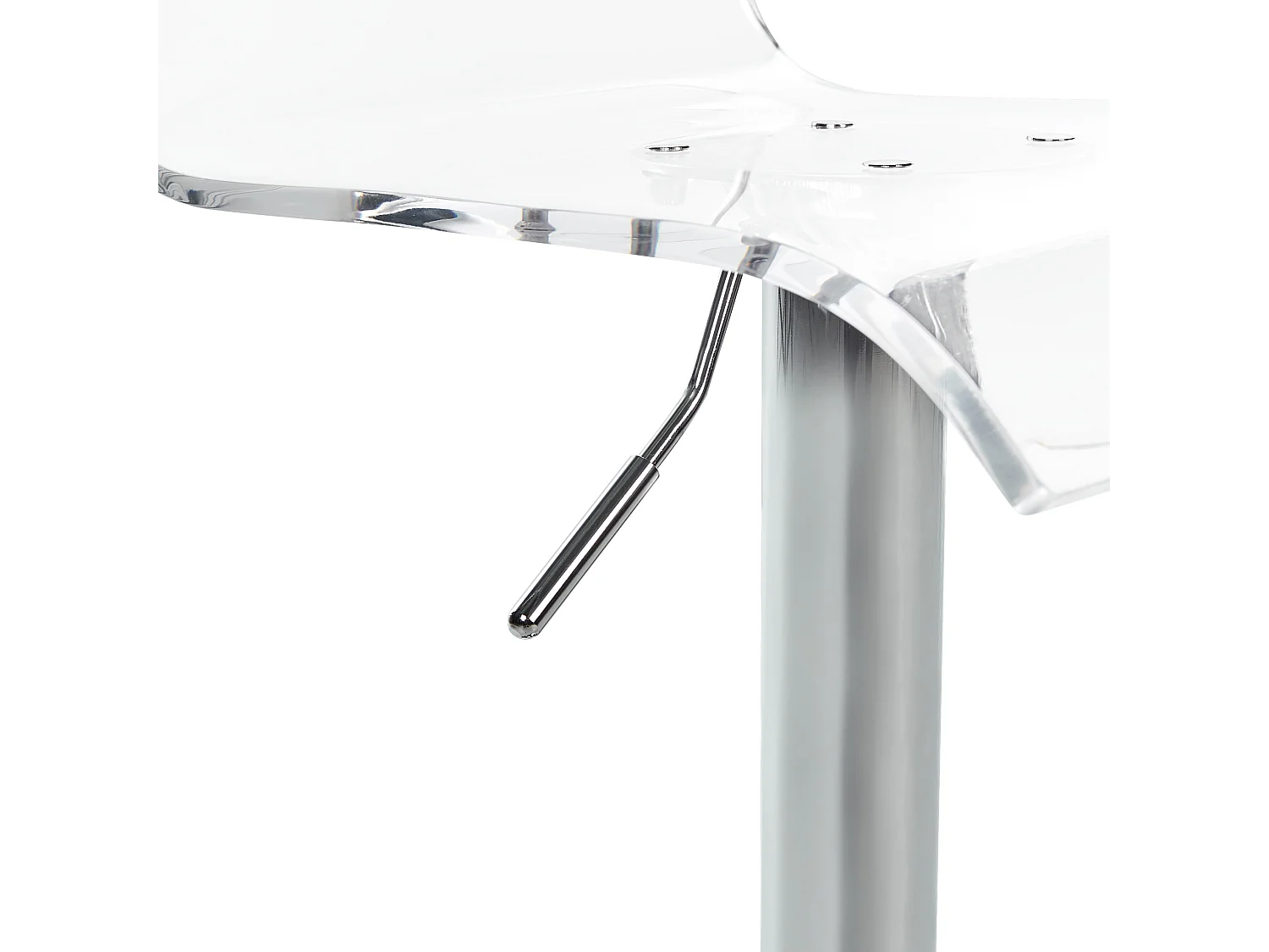 Lot de 2 chaises de bar NEUM Transparent