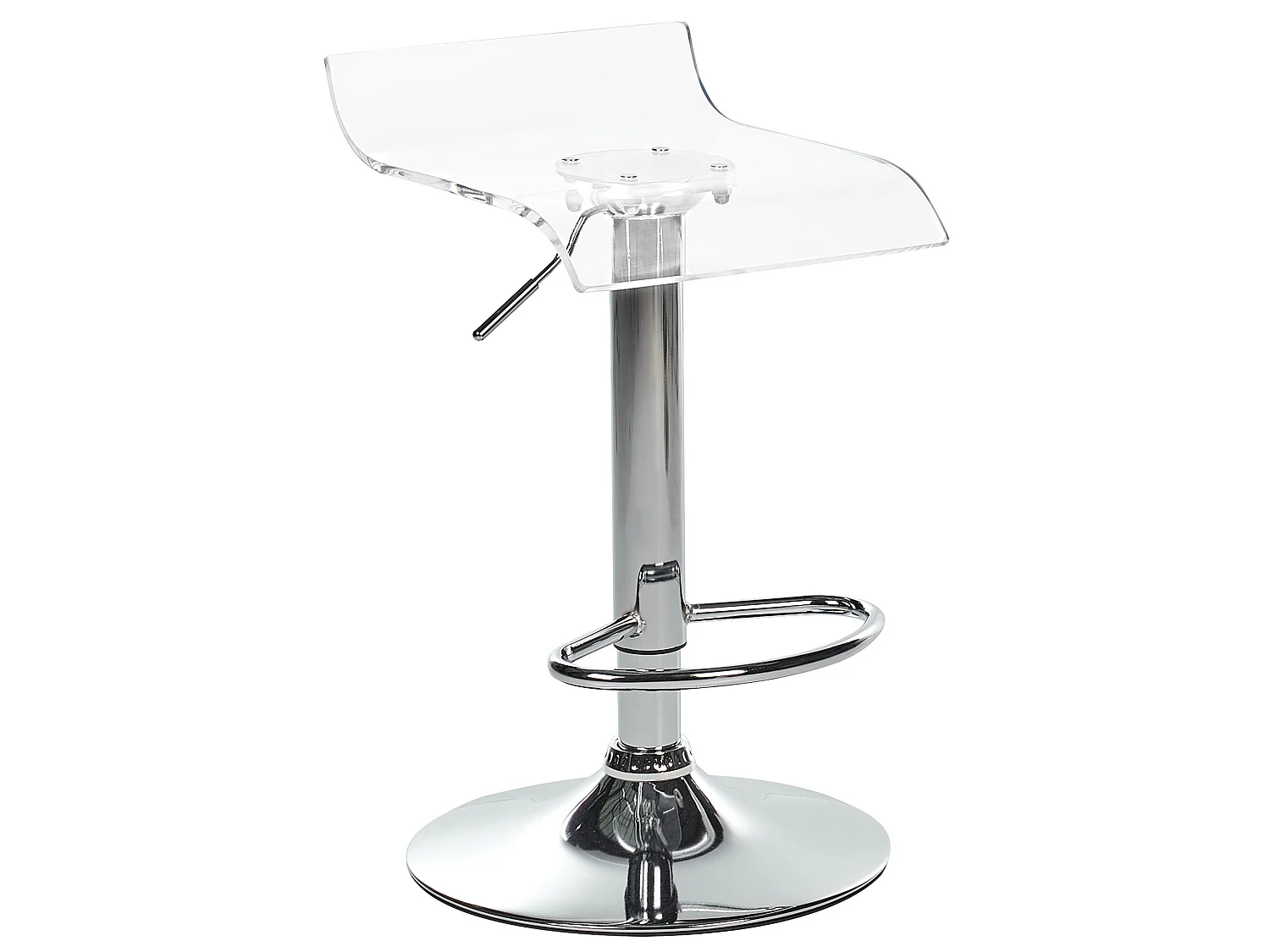 Lot de 2 chaises de bar NEUM Transparent