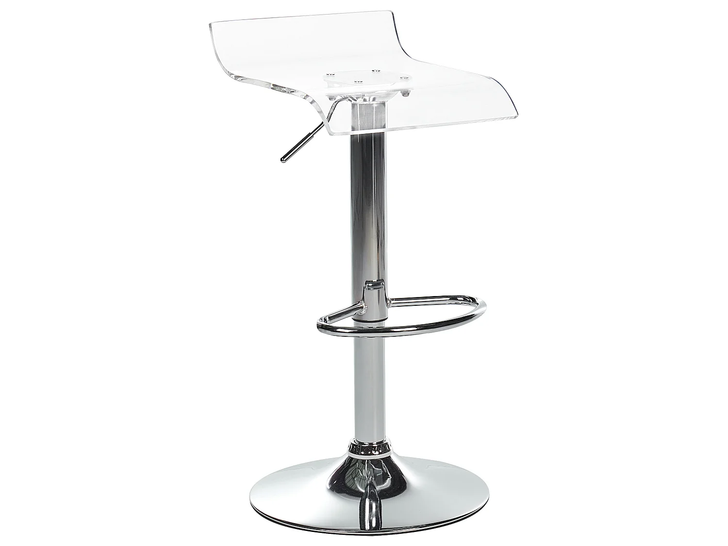 Lot de 2 chaises de bar NEUM Transparent