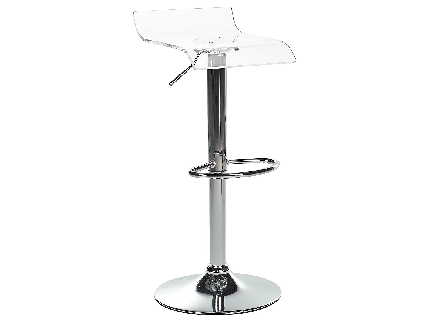 Lot de 2 chaises de bar NEUM Transparent