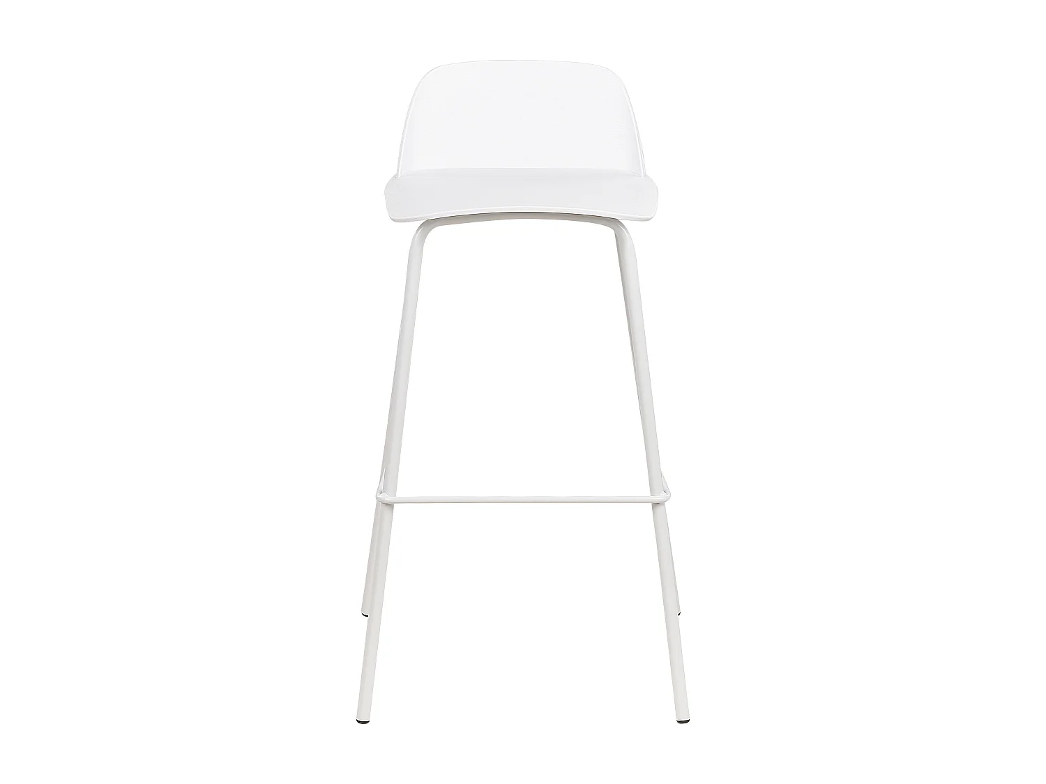 Set di 4 sedie alte MORA Bianco