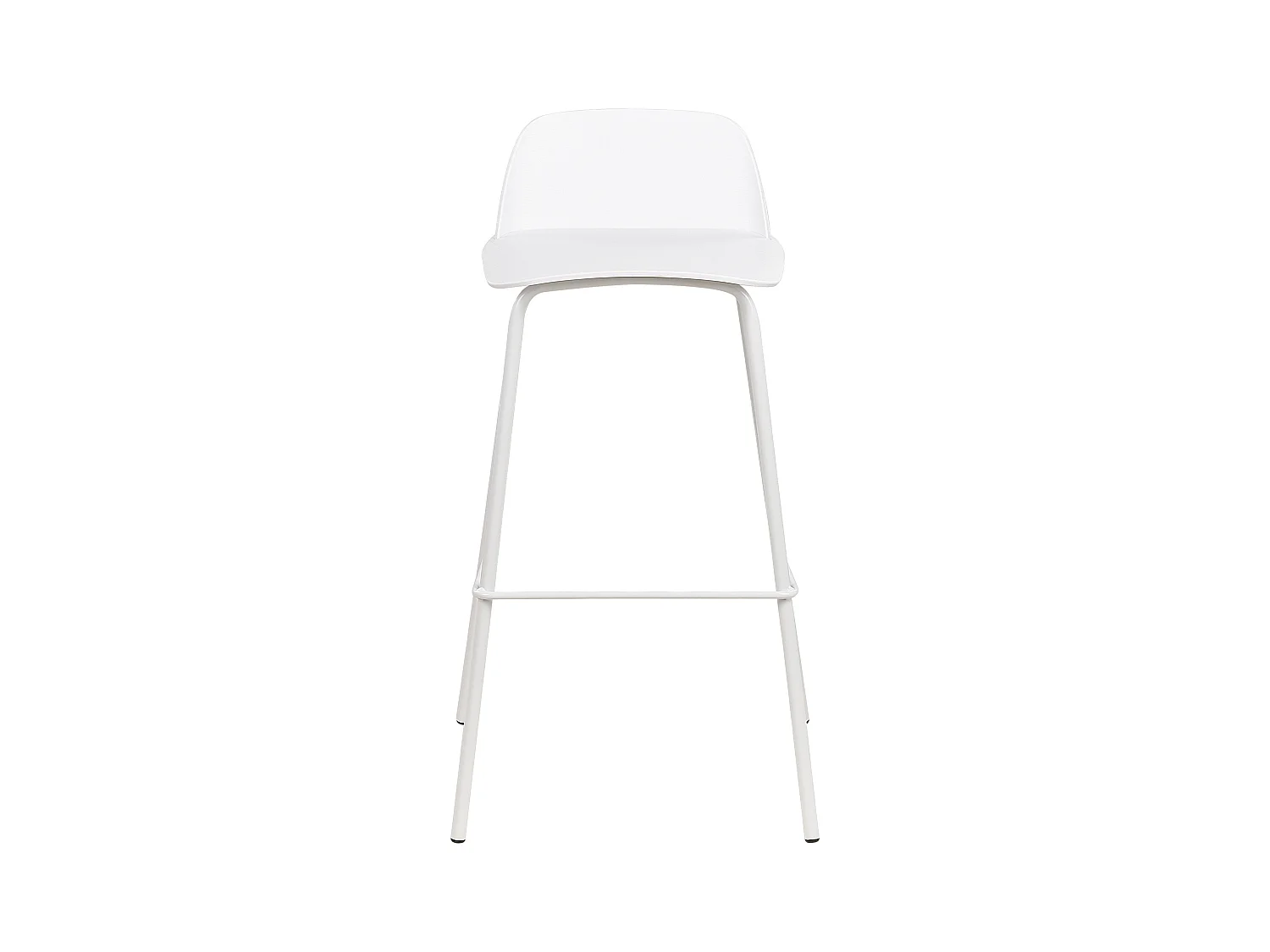 Set van 4 barstoelen MORA Wit