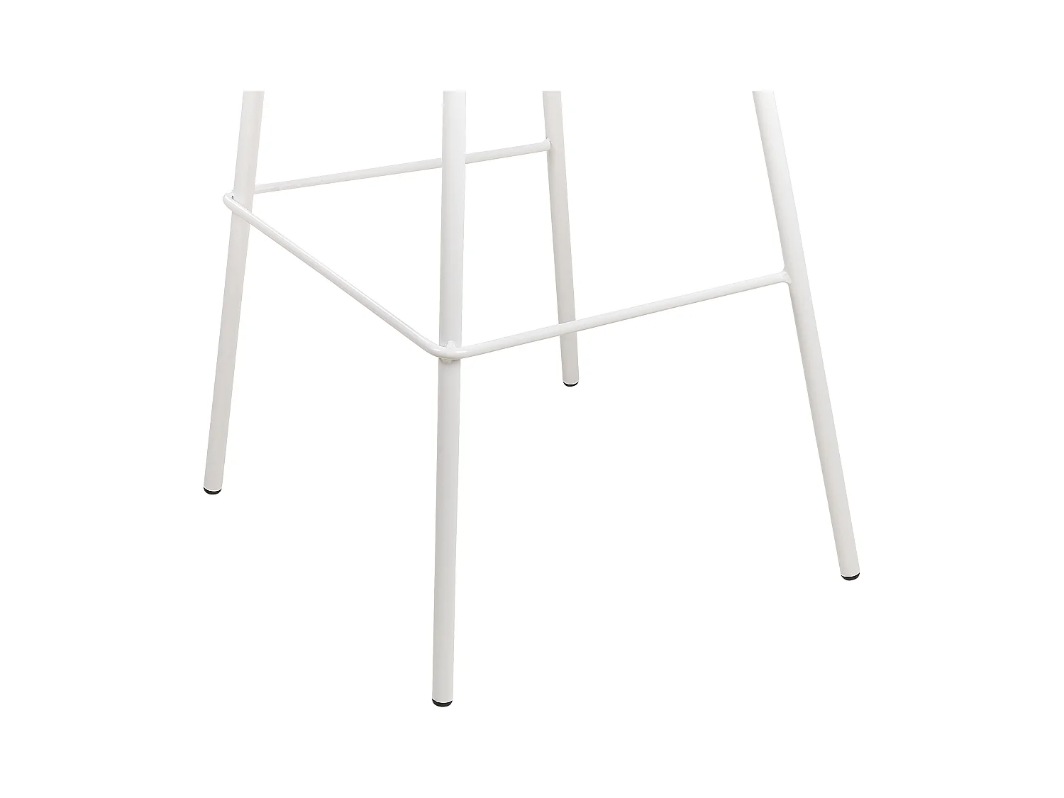 Set van 4 barstoelen MORA Wit