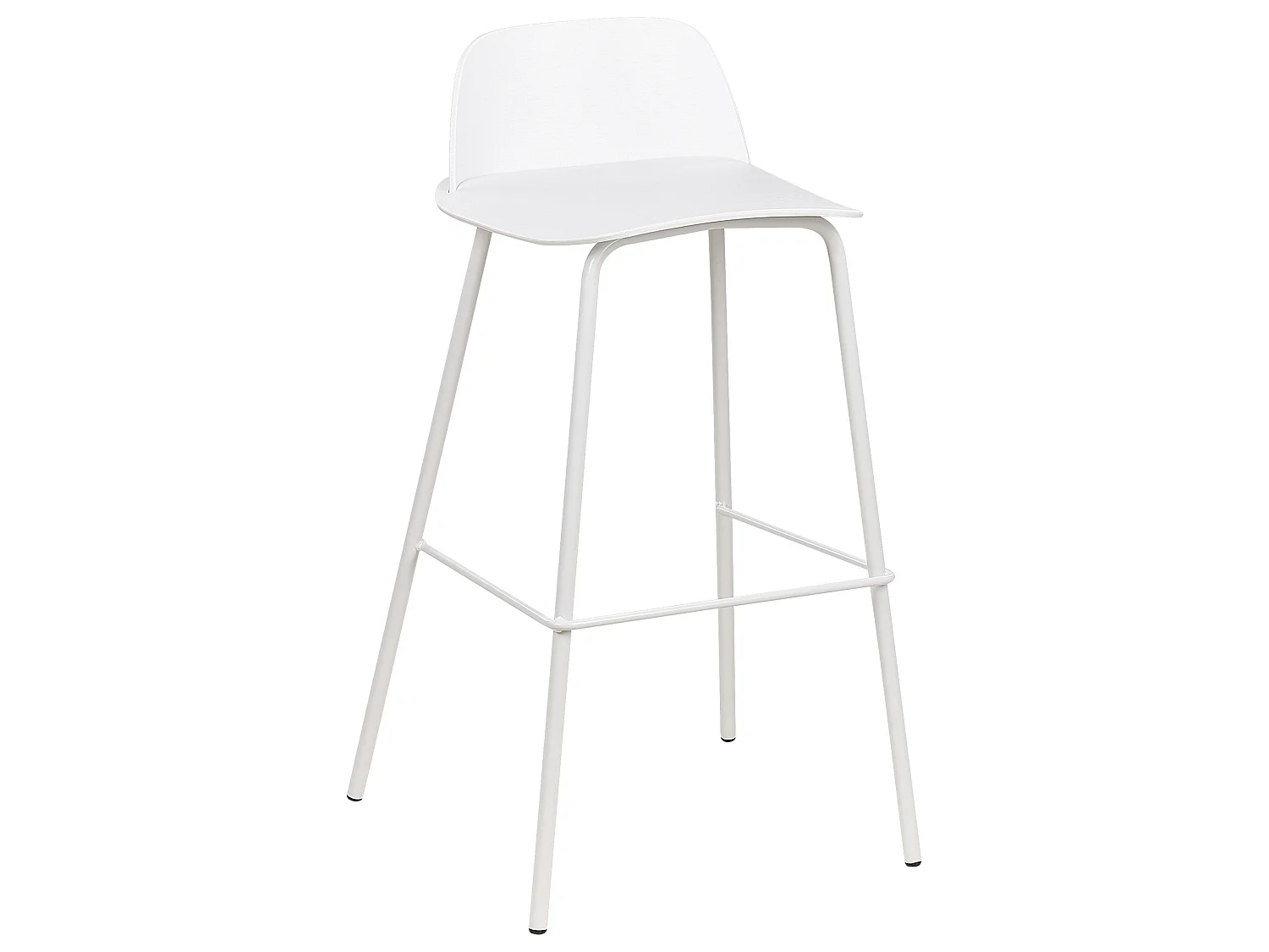 Lot de 4 chaises de bar MORA Blanc