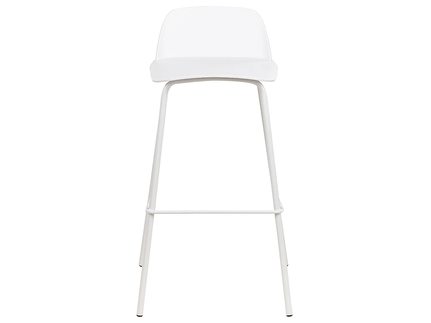 Lot de 4 chaises de bar MORA Blanc