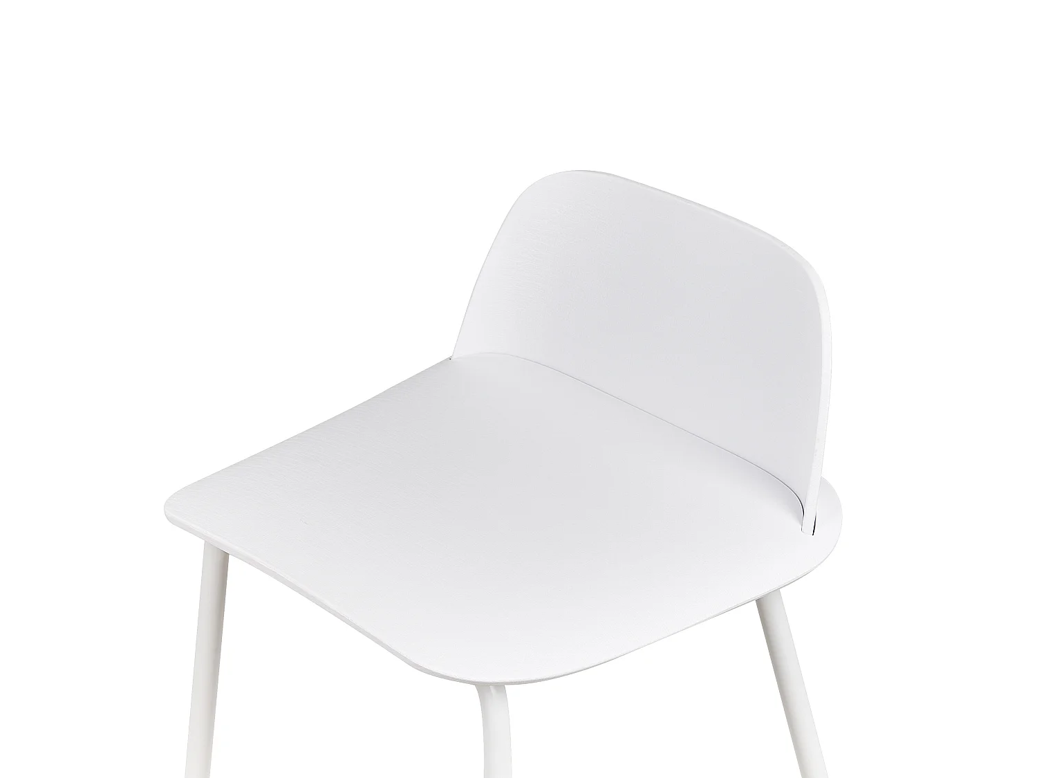 Lot de 4 chaises de bar MORA Blanc