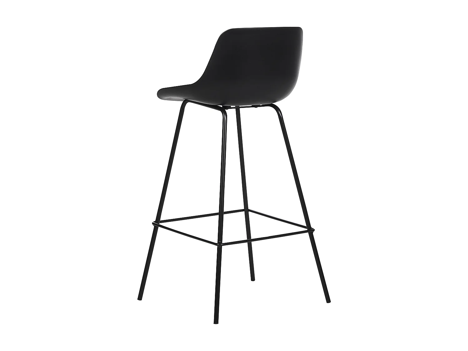 Lot de 2 chaises de bar EMMET Noir