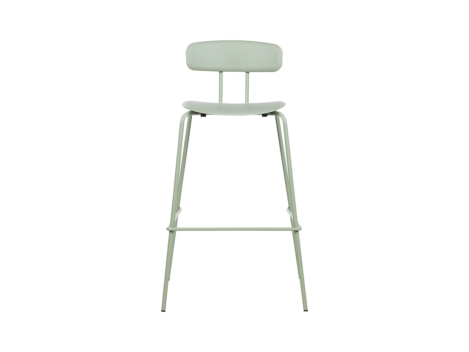 Conjunto de 2 sillas de bar SIBLEY Verde claro