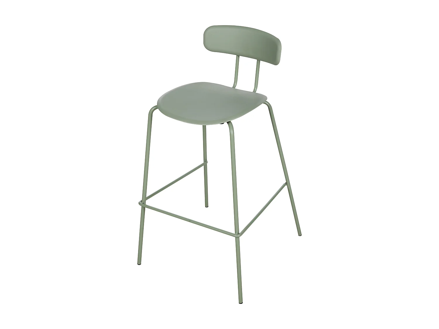 Lot de 2 chaises de bar SIBLEY Vert clair