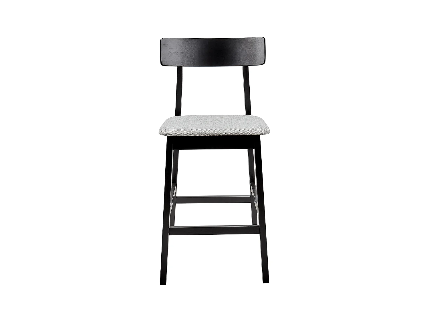 Lot de 2 chaises de bar ISANTI Bois Gris