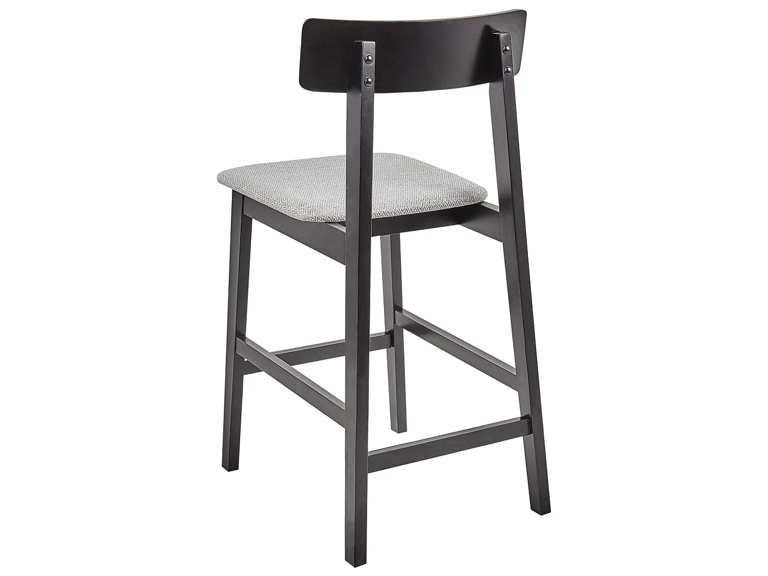 Lot de 2 chaises de bar ISANTI Bois Gris