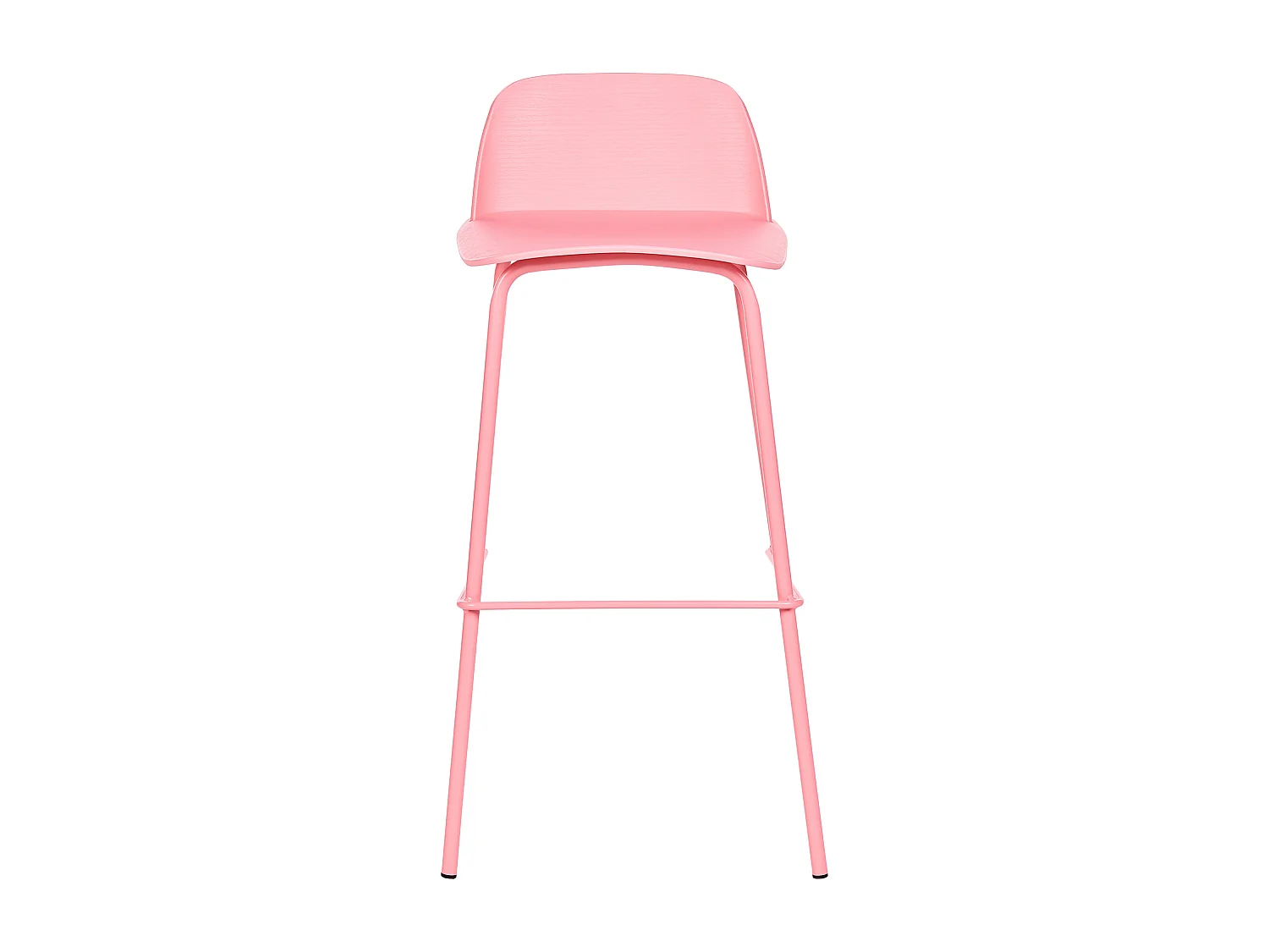 Lot de 4 chaises de bar MORA Rose pastel