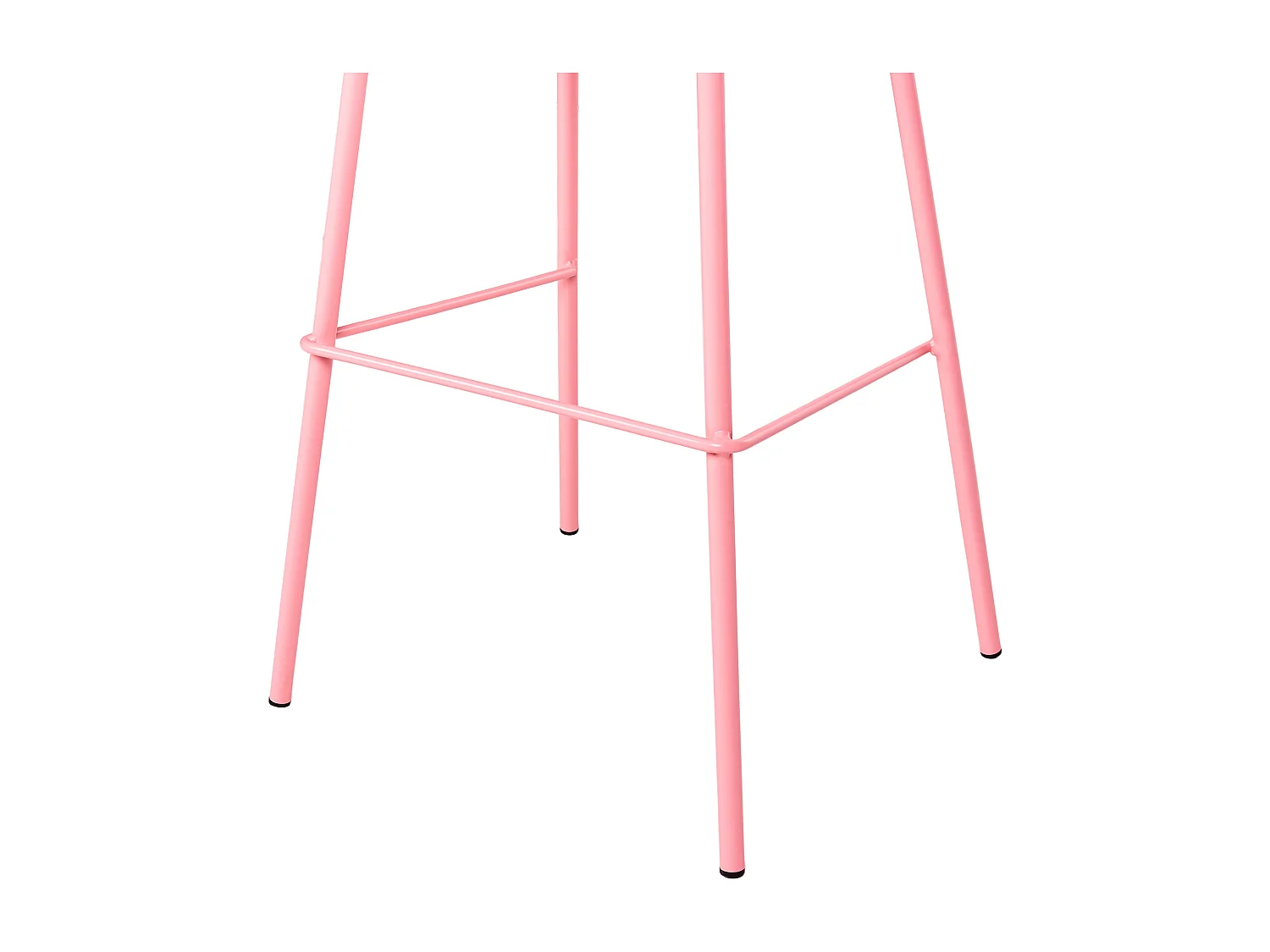 Lot de 4 chaises de bar MORA Rose pastel