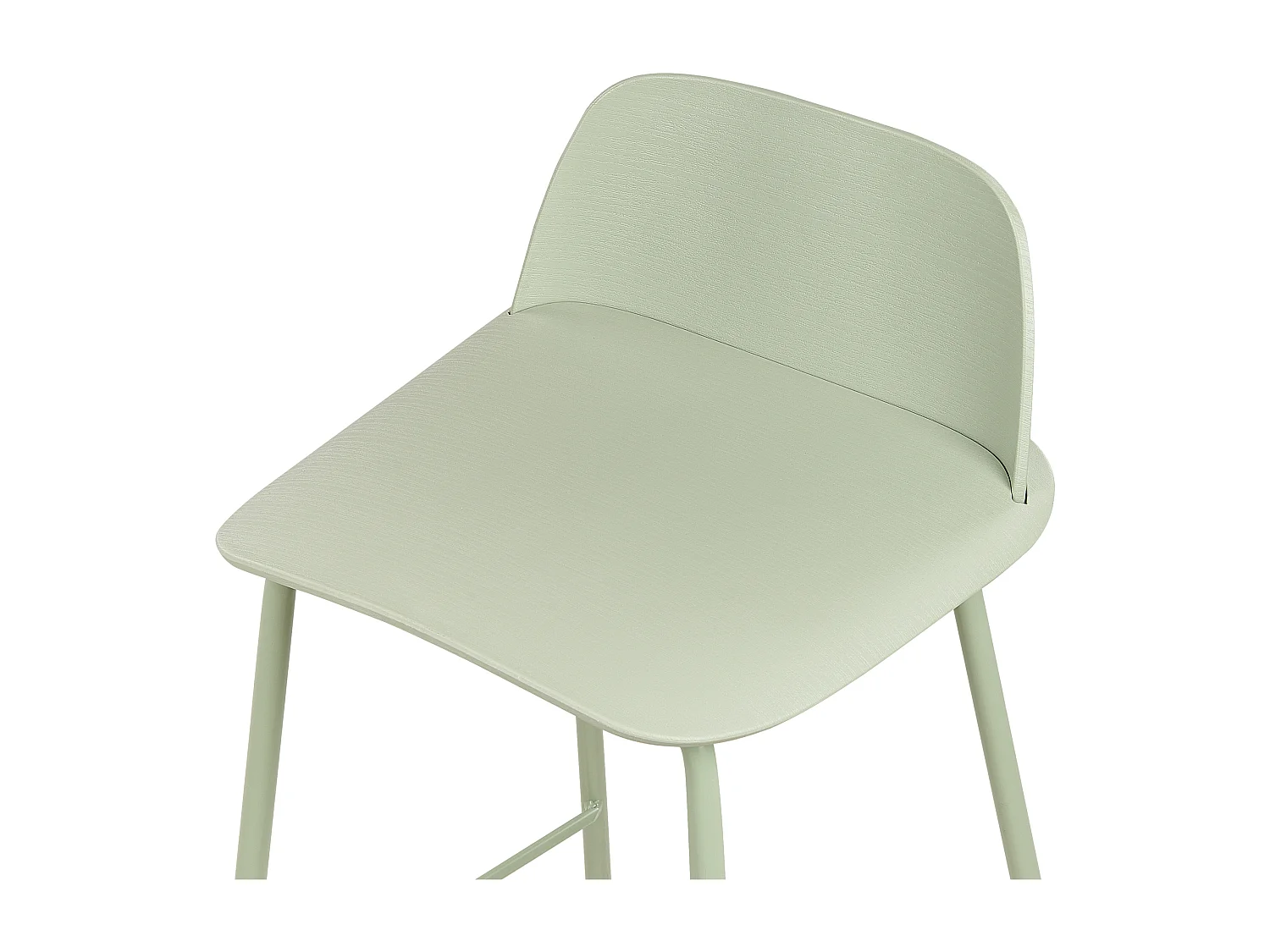 Set van 4 barstoelen MORA Lichtgroen