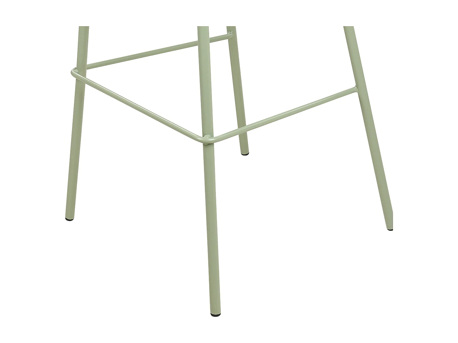 Conjunto de 4 bancos de bar MORA Verde claro