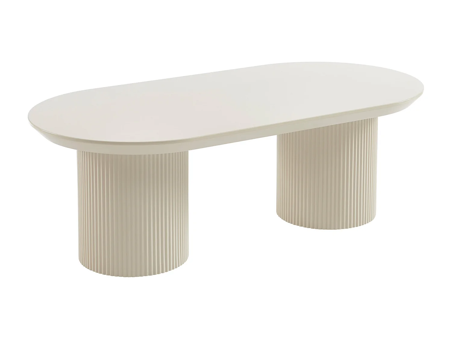 Mesa de centro de MDF - Beige - LORIMILA