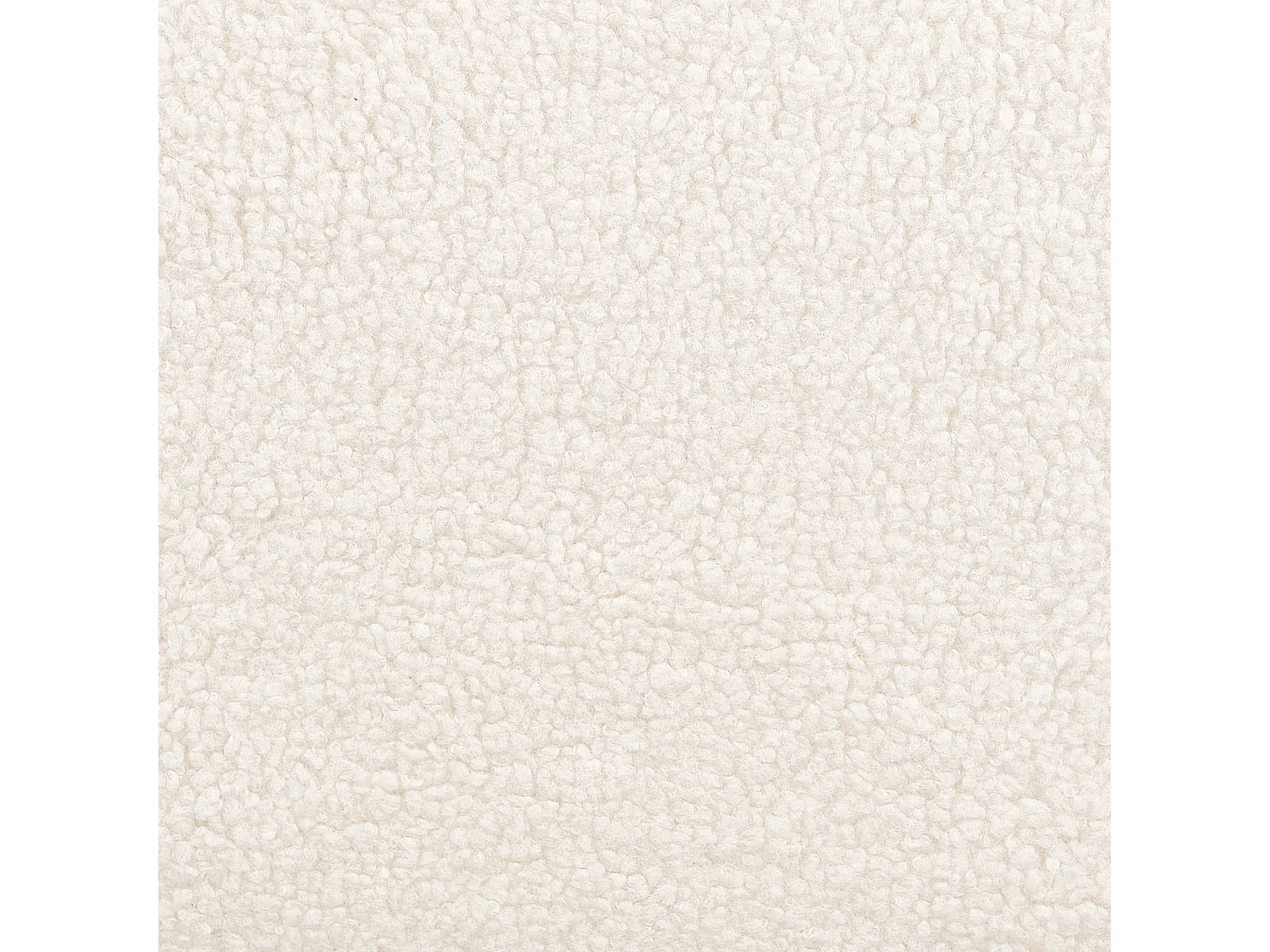 Chaise de salle à manger RACHEL Bouclé Blanc