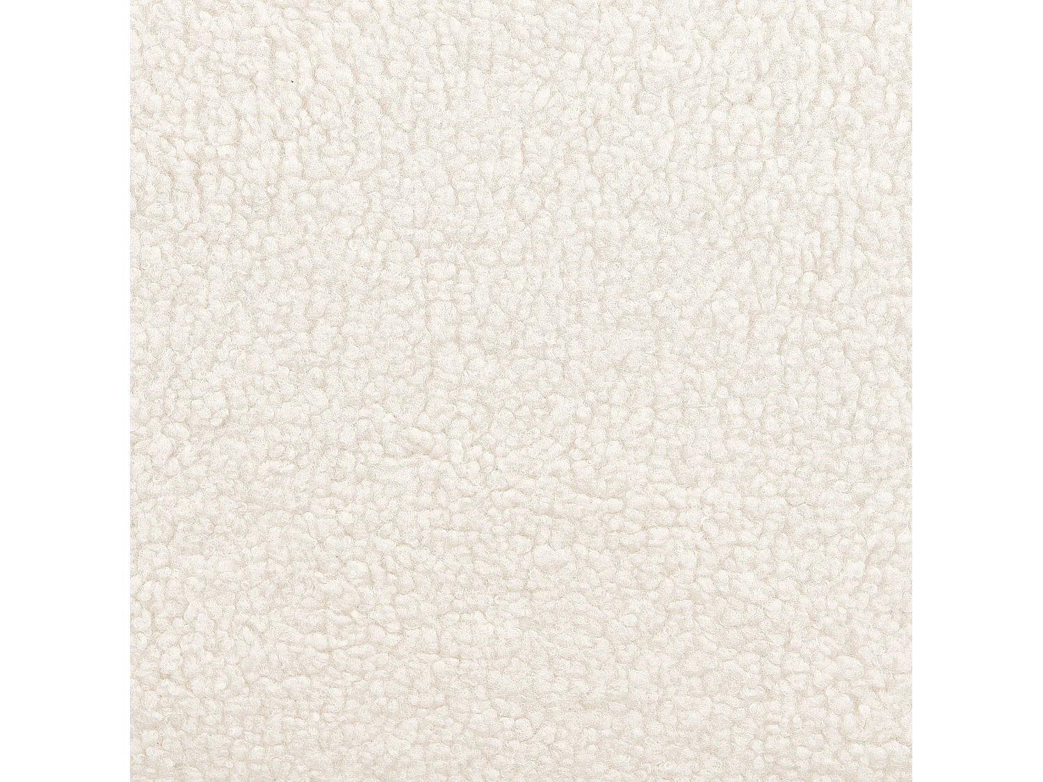 Sedia da pranzo RACHEL Bouclé Bianco