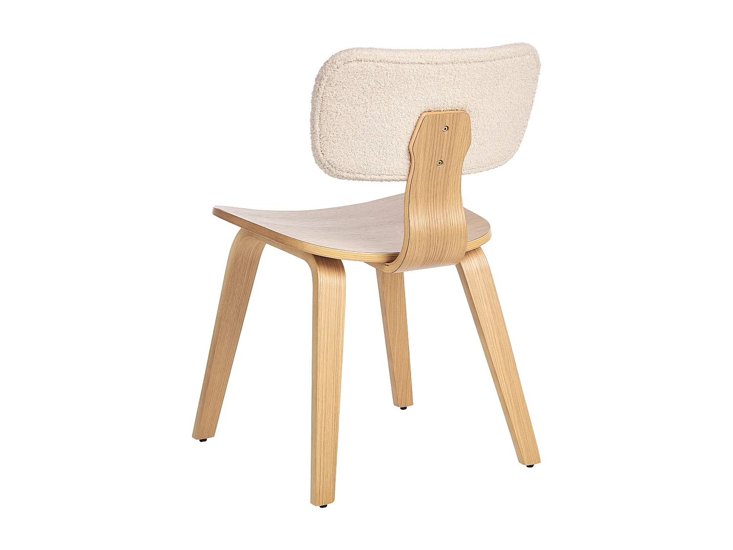 Set van 2 eetkamerstoelen LUCINDA Hout Lichte houtkleur