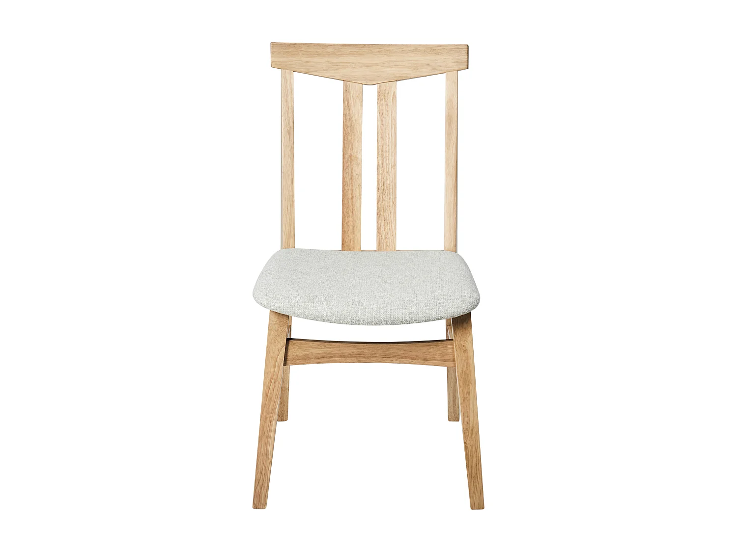 Esszimmerstuhl 2er Set AVALON Holz Hellbeige