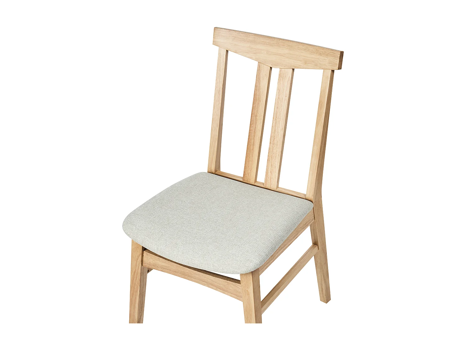 Set di 2 sedie da pranzo AVALON Legno Beige chiaro