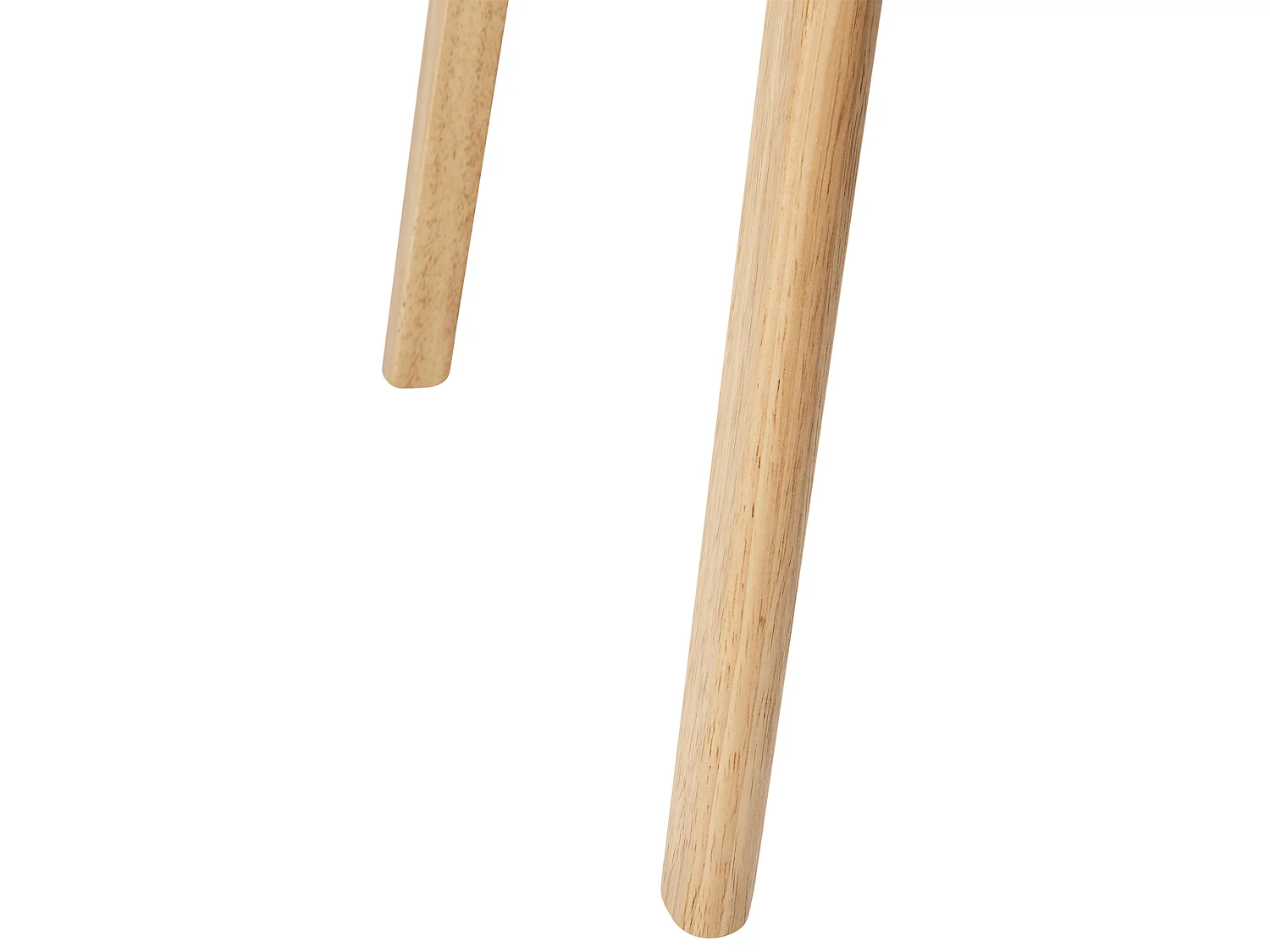Set van 2 eetkamerstoelen ELLA Hout Taupe