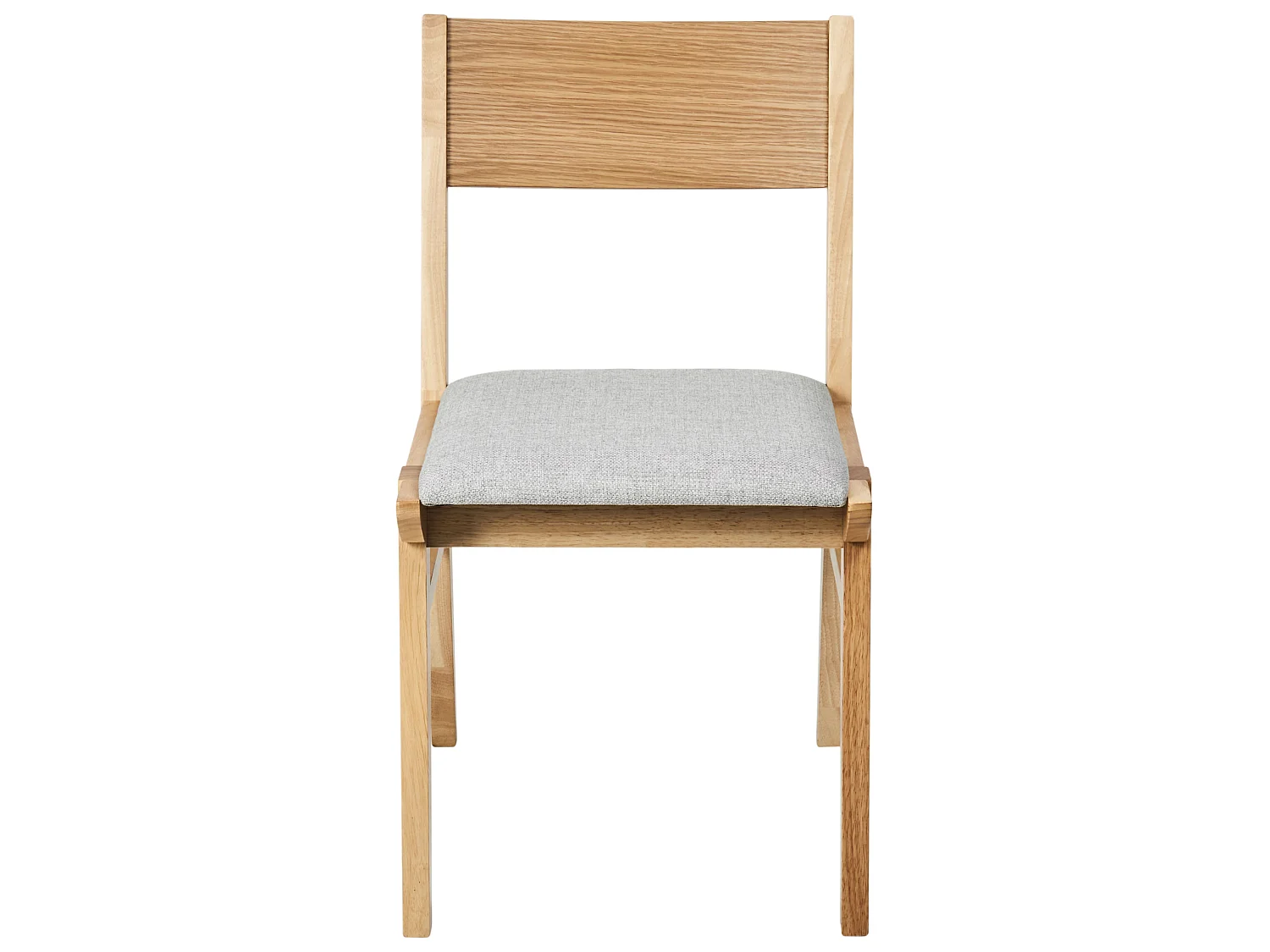 Set di 2 sedie da pranzo ENOLA Legno Grigio chiaro