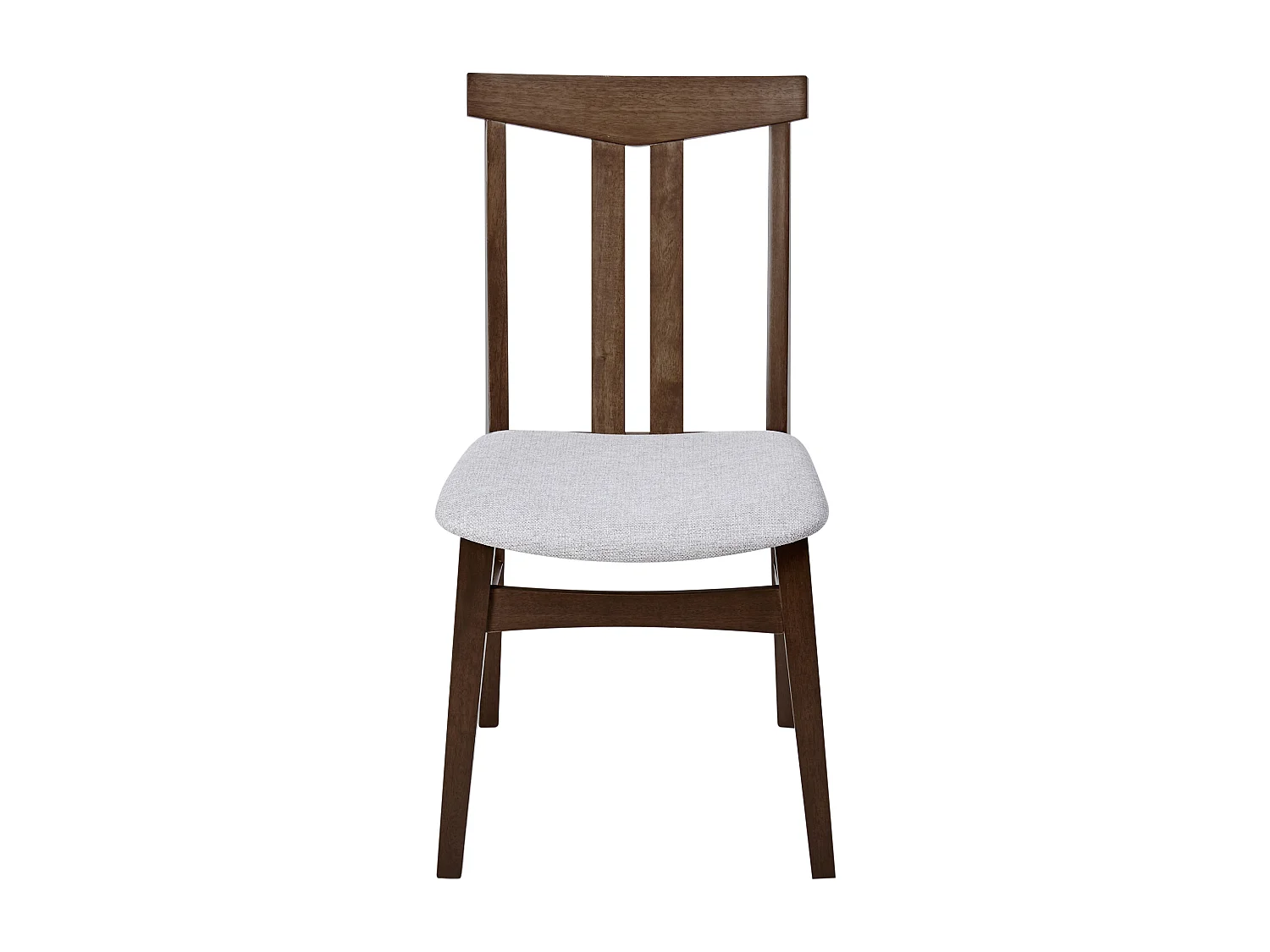 Lot de 2 chaises de salle à manger AVALON Bois Gris clair