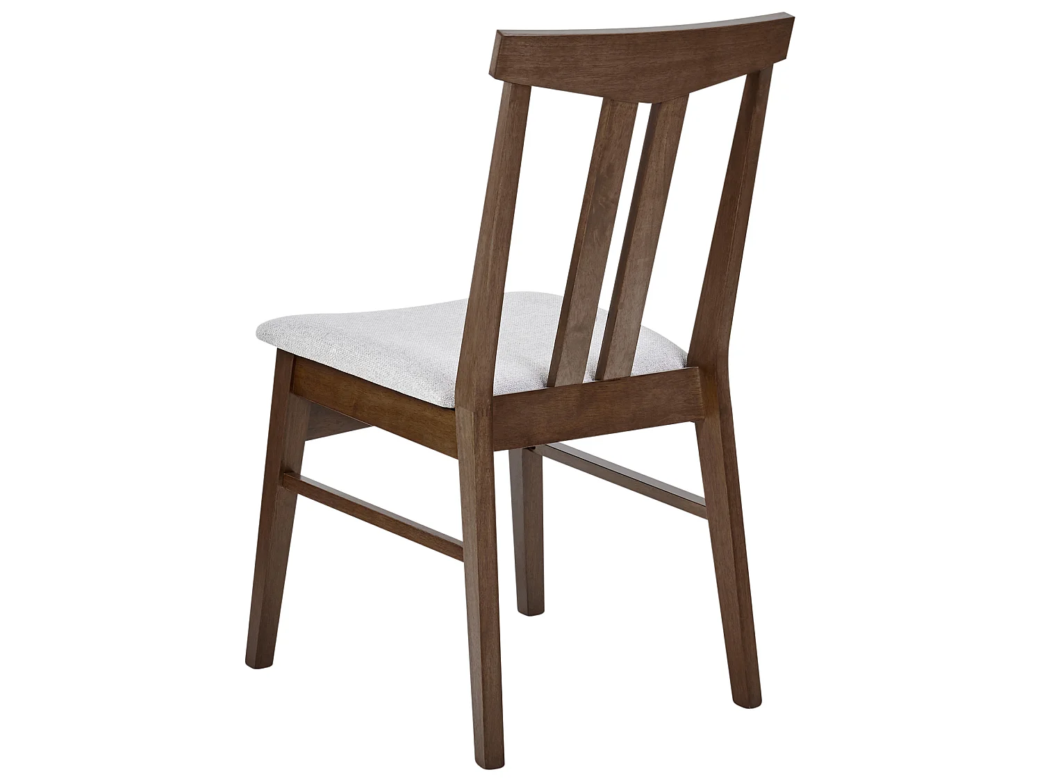 Set of 2 Dining Chairs AVALON Wood Light Grey